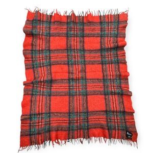 Harrods Mohair Throw Blanket Traditional Scottish Rug 70% Mohair 30 % Wool